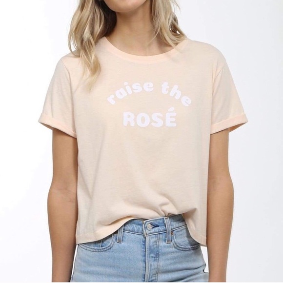Brunette The Label Tops - NWT BRUNETTE THE LABEL RAISE THE ROSE TOP
